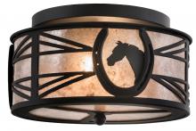 Meyda Green 201723 - 14.5" Wide Horseshoe Flushmount