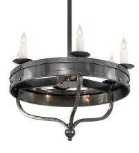 Meyda Green 215651 - 30" Wide Parnella 6 Light Chandelier