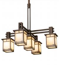 Meyda Green 217475 - 36" Wide Roylance 5 Light Chandelier