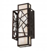 Meyda Green 217647 - 8" Wide Quadrato Rich Umador Wall Sconce