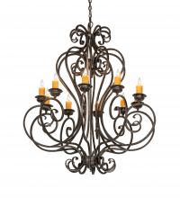 Meyda Green 218590 - 42" Wide Fernando 10 Light Chandelier