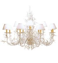 Meyda Green 220136 - 48" Wide Twigs 12 Light Chandelier