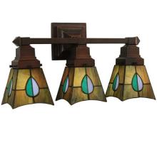 Meyda Green 31231 - 20"W Mackintosh Leaf 3 LT Vanity Light