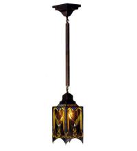 Meyda Green 49125 - 5.5"Sq Cottage Mission Mini Pendant