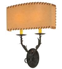 Meyda Green 50679 - 15"W Ranchero Wall Sconce