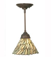 Meyda Green 50863 - 8"W Willow Jadestone Mini Pendant