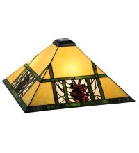 Meyda Green 50902 - 14" Square Pinecone Ridge Shade