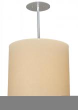 Meyda Black 113849 - 18"W Cilindro Beige Textrene Pendant