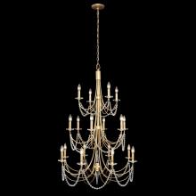 Varaluz 350C18FG - Brentwood 18-Lt 3-Tier Chandelier - French Gold