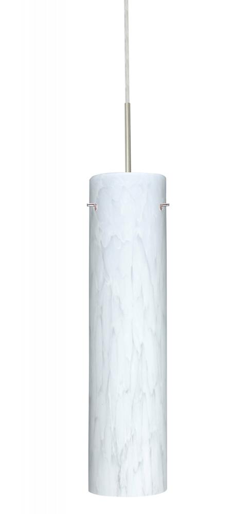 Besa Stilo 16 LED Pendant Carrera Satin Nickel 1x9W LED