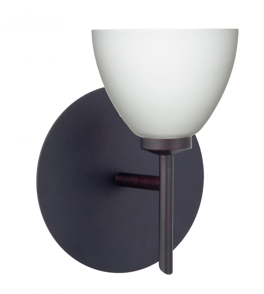 Besa Divi Wall 1SW Opal Matte Bronze 1x5W LED