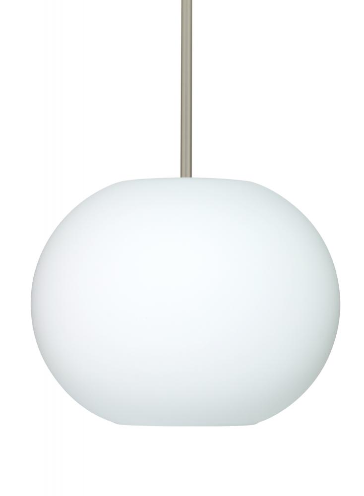 Besa Stem Pendant Jordo Satin Nickel Opal Matte 1x150W Medium Base