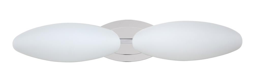 Besa Wall Aero Chrome Opal Matte 2x60W G9