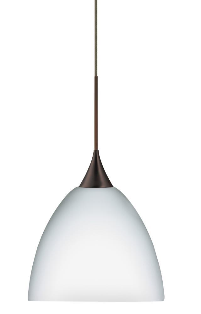 BESA PENDANT SASHA BRONZE OPAL MATTE 1X6W LED