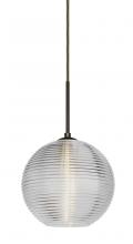 Besa Lighting 1JC-461600-BR - Besa Kristall 8 Pendant Bronze Clear 1x75W Medium Base