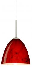 Besa Lighting 1JT-4470MA-LED-SN - Besa Vila LED Pendant Magma Satin Nickel 1x9W LED