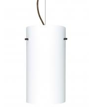 Besa Lighting 1KX-412007-LED-BR - Besa Cable Pendant Stilo 12 Bronze Opal Matte 1x11W LED