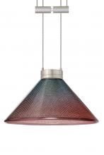 Besa Lighting 1XA-117691-SN - Besa Pendant Kona Satin Nickel Bi-Color 1x50W Halogen