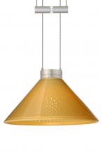 Besa Lighting 1XA-282490-SN - Besa Pendant Kona Satin Nickel Mango Starpoint 1x50W Halogen