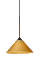 Besa Lighting 1XC-282490-LED-BR - Besa Pendant Kona Bronze Mango Starpoint 1x5W LED