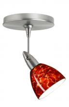 Besa Lighting 1SP-185841-SN - Besa Spotlight Divi Satin Nickel Garnet 1x50W MR16