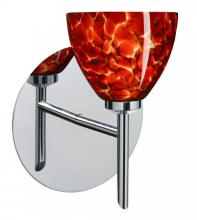 Besa Lighting 1SW-185841-CR - Besa Divi Wall 1SW Garnet Chrome 1x40W G9