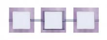 Besa Lighting 3WS-773591-CR - Besa Wall Alex Chrome Opal/Amethyst 3x50W G9