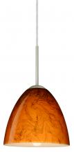 Besa Lighting J-4470HB-LED-SN - Besa Vila LED Pendant For Multiport Canopy Habanero Satin Nickel 1x9W LED