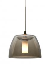 Besa Lighting RXP-SPURSM-BR - Besa Spur Cord Pendant, Smoke, Bronze Finish, 1x35W Halogen