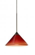 Besa Lighting X-117681-LED-BR - Besa Pendant For Multiport Canopy Kona Bronze Sunset 1x5W LED