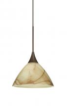 Besa Lighting X-174383-BR - Besa Pendant For Multiport Canopy Domi Bronze Mocha 1x50W Halogen