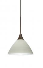 Besa Lighting X-1743KR-BR - Besa Pendant For Multiport Canopy Domi Bronze Chalk 1x50W Halogen