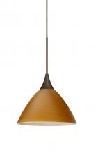 Besa Lighting X-1743OK-LED-BR - Besa Pendant For Multiport Canopy Domi Bronze Oak 1x5W LED