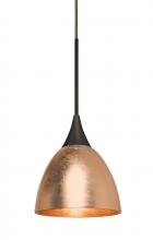 Besa Lighting XP-1758CF-BR - Besa Divi Pendant, Copper Foil, Bronze, 1x50W Halogen