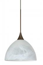 Besa Lighting 1XC-467952-LED-BR - BESA PENDANT BRELLA BRONZE MARBLE 1X6W LED