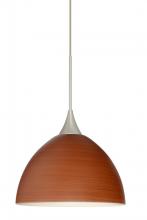 Besa Lighting 1XP-4679CH-SN - Besa Pendant Brella Satin Nickel Cherry 1x50W Halogen