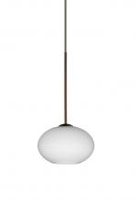 Besa Lighting 1XP-561207-BR - Besa Pendant Lasso Bronze Opal Matte 1x50W Halogen