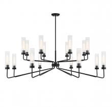 Savoy House 1-8862-16-89 - Baker 16-Light Chandelier in Matte Black