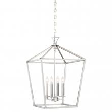 Savoy House 3-421-4-SN - Townsend 4-Light Pendant in Satin Nickel