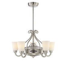 Savoy House 32-326-FD-SN - Borea 5-Light Fan D'Lier in Satin Nickel