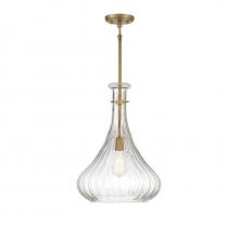 Savoy House 7-2265-1-322 - Bristo 1-Light Pendant in Warm Brass