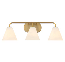 Savoy House 8-2988-3-322 - Blair 3-Light Bathroom Vanity Light in Warm Brass