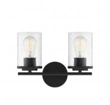 Savoy House 8-8020-2-BK - Marshall 2-Light Bathroom Vanity Light in  Matte Black