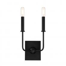 Savoy House 9-4044-2-89 - Avondale 2-Light Wall Sconce in Matte Black