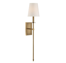 Savoy House 9-7144-1-322 - Monroe 1-Light Wall Sconce in Warm Brass