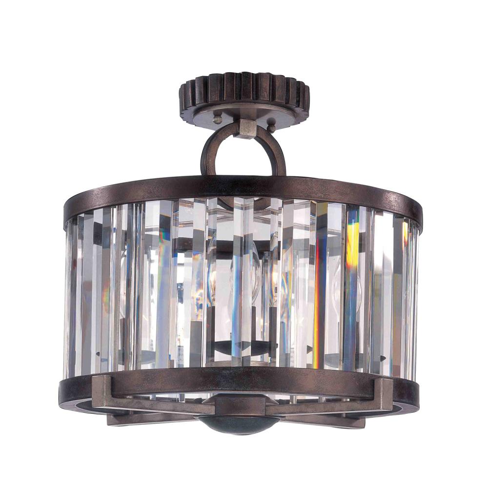 Foster 16 Inch Semi Flush Mount