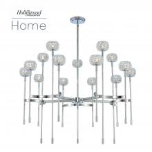 Kalco 511675CH - Mae (10 + 5) Light 2 Tier Chandelier