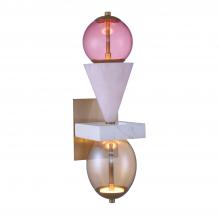 Kalco 518722WB - Demi Pink Jade LED Wall Sconce