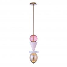 Kalco 518756WB - Demi Pink Jade LED Mini Pendant