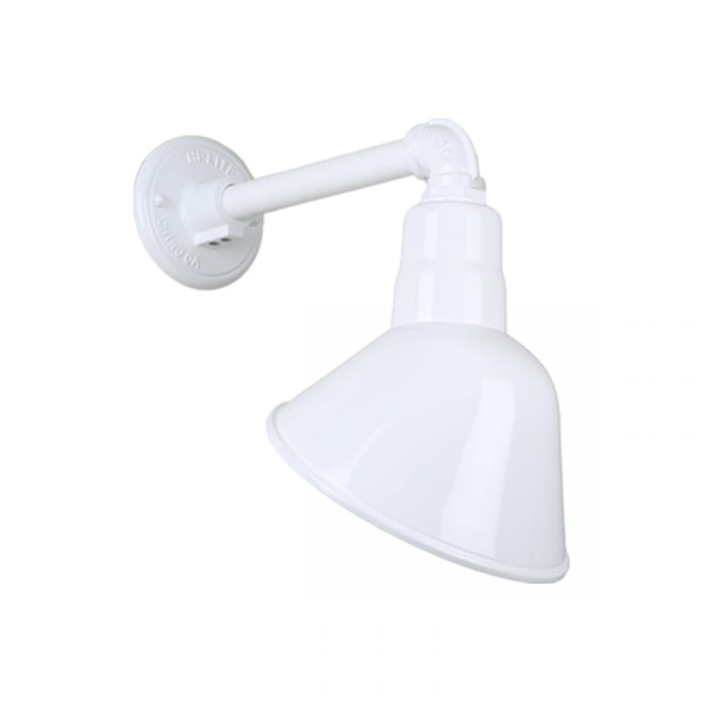 10" Gooseneck Light Angle Shade, QSNB-44 Arm